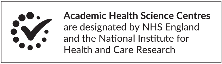 Academic Health Science Centres are designated by NHS England and the National Institute for Health and Care Research