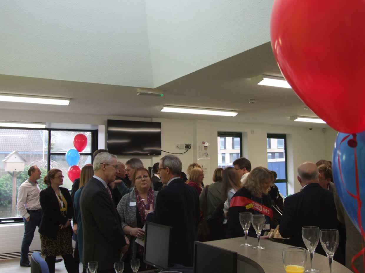 People at the Bristol Brain Centre launch