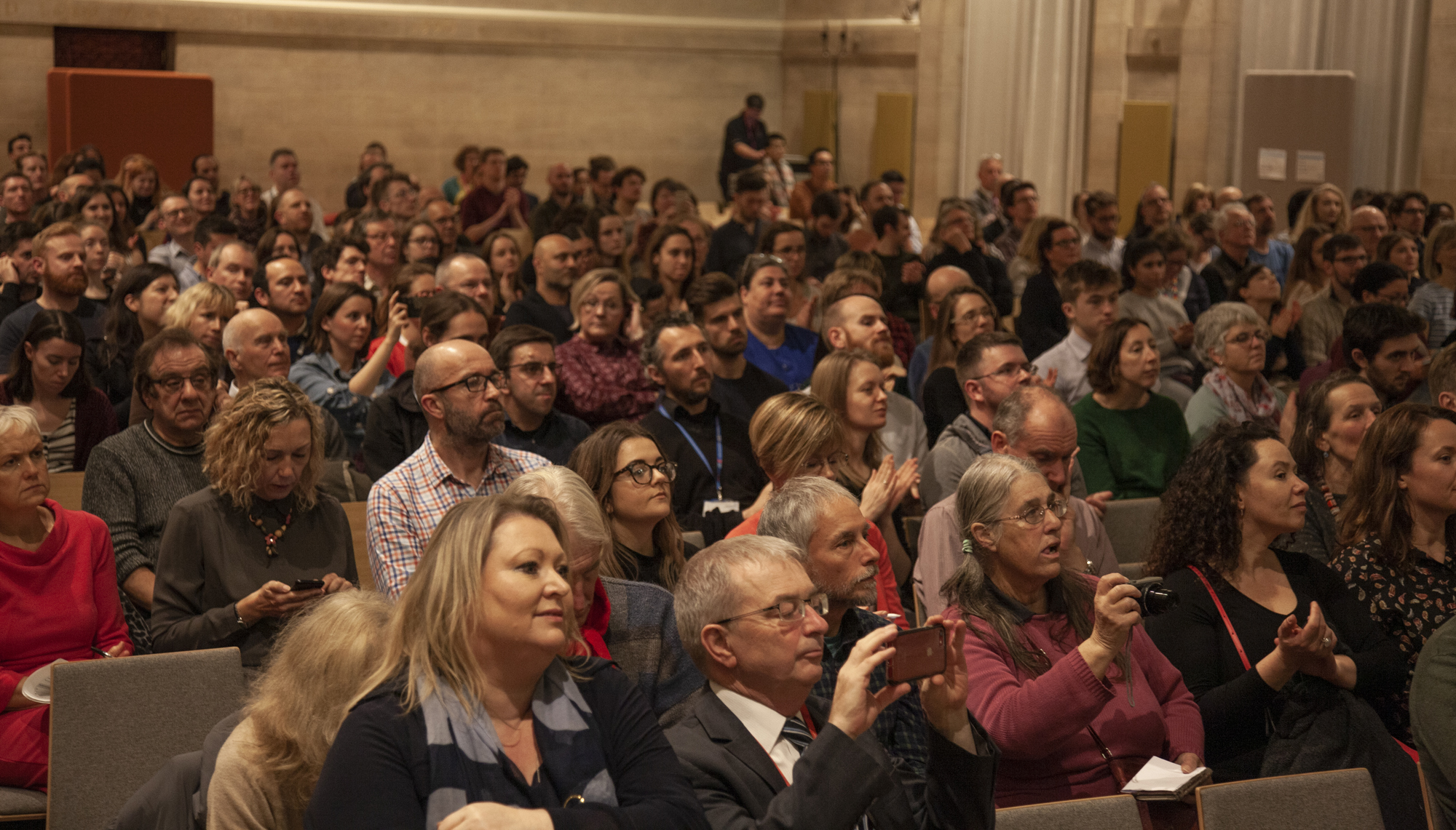 The audience at the AI in Health and Care event