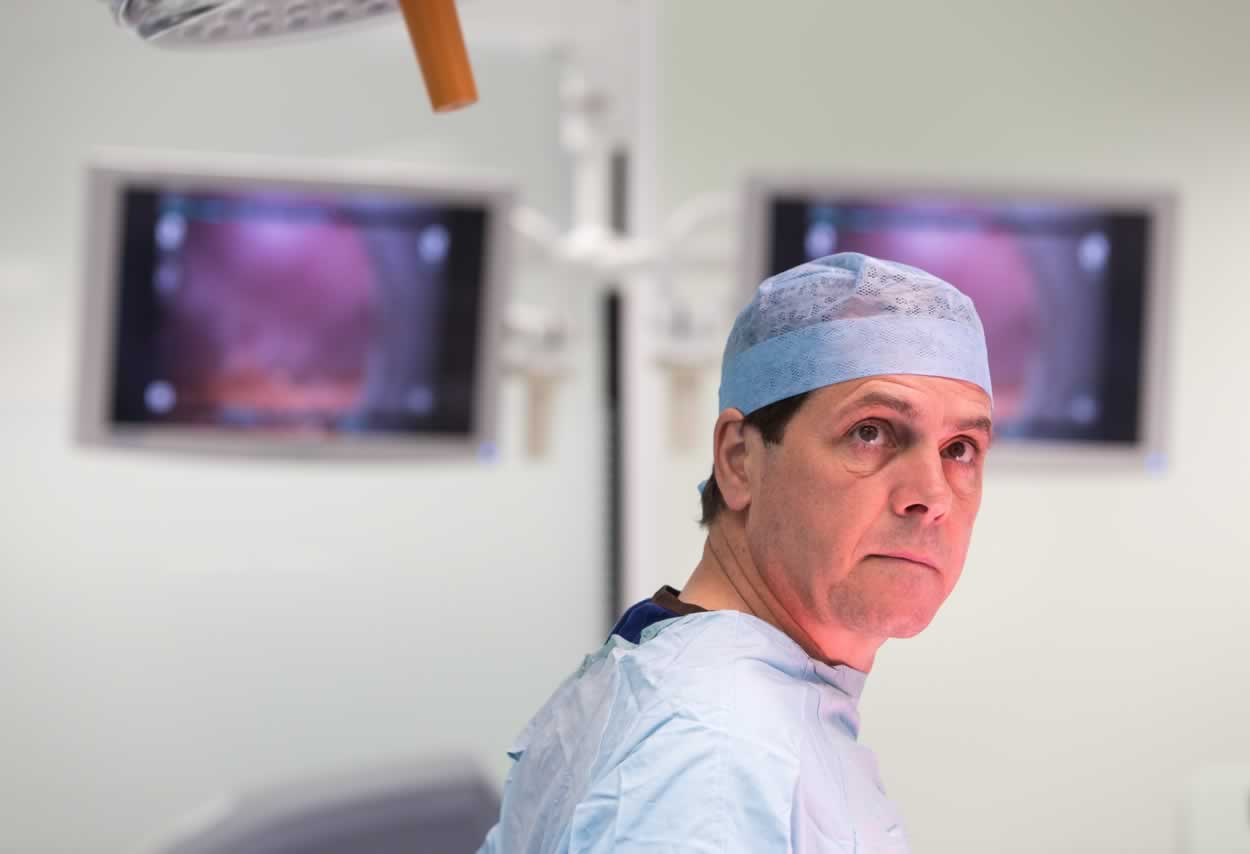 A surgeon at Southmead Hospital, Bristol