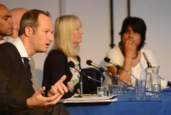 The mental health panel at the Festival of Health 2014