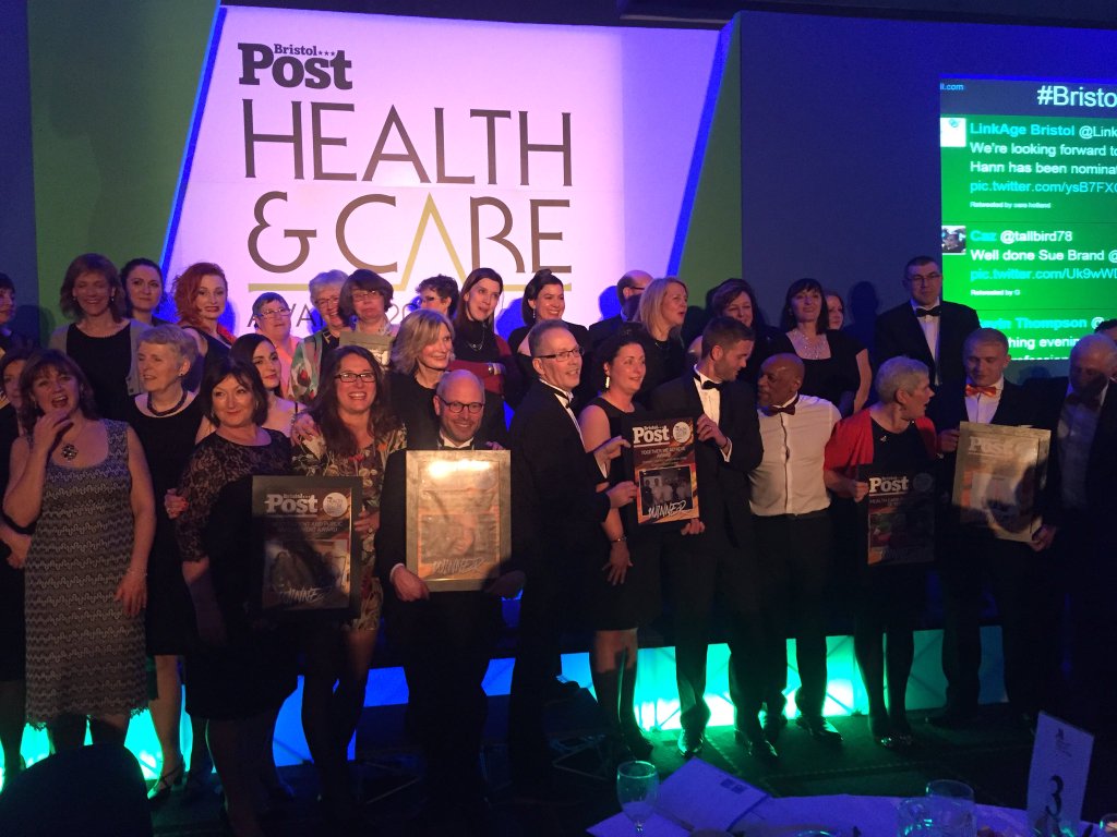 Some of the winners at the Bristol Health and Care Awards