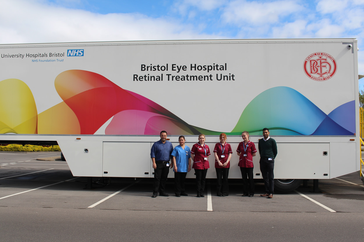 Bristol Eye Hospital specialist treatment unit launched outside Morrisons, Cribbs Causeway