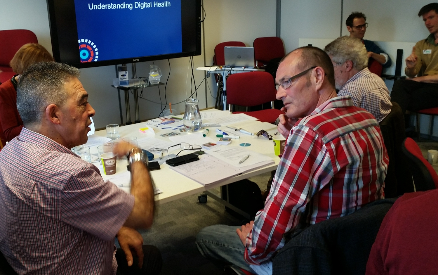 Attendees at the introduction to digital health training