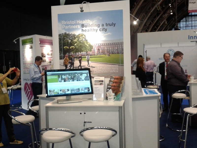 The Bristol Health Partners stand at the NHS Expo 2015
