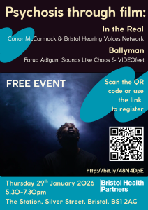 Psychosis film event flyer