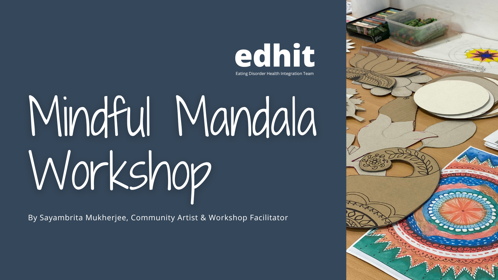 Mindful Mandala workshop – for anyone affected by eating difficulties ...